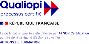 logo qualiopi pour le processus certifié des actions de formation